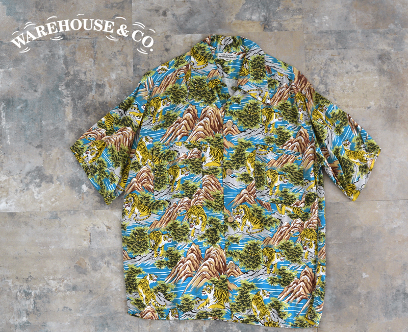 WAREHOUSEアロハシャツ[TIGER]